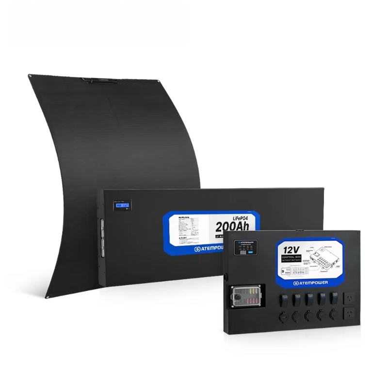Solar Panel 200W - Sistema di doppia batteria da campeggio