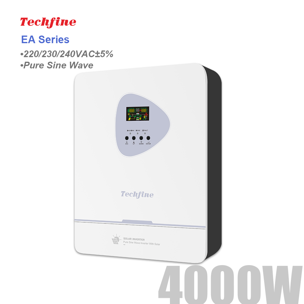 Charge Controller Solar - Techfine Inverter Off-Grid 4KW 24v con