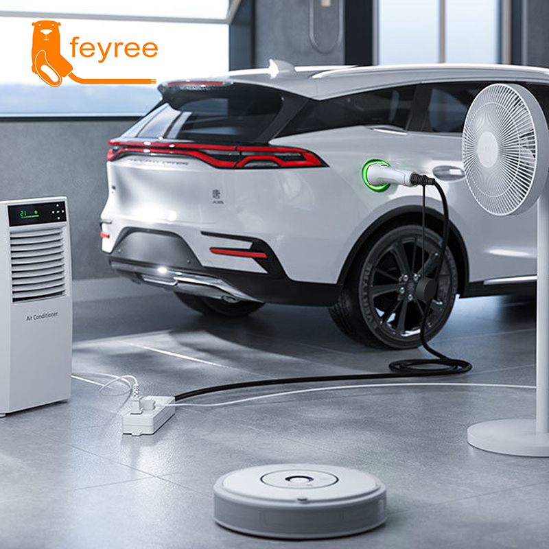 Cavo Feyree V2L per Auto Elett - Outdoor Power Station recensione e prezzo
