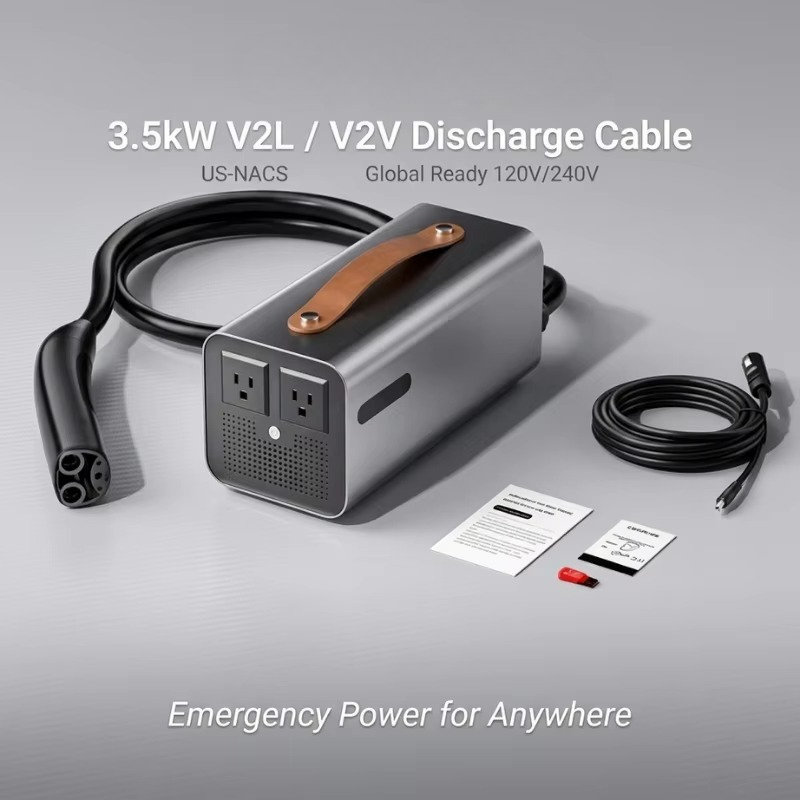 Stazione di Scarica V2L NACS d - Outdoor Power Station recensione e prezzo