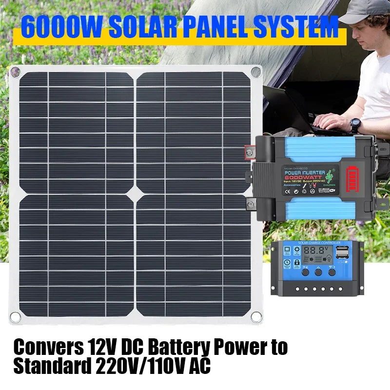 Kit solare da 6000W dotato di  - Solar Panel 200W recensione e prezzo