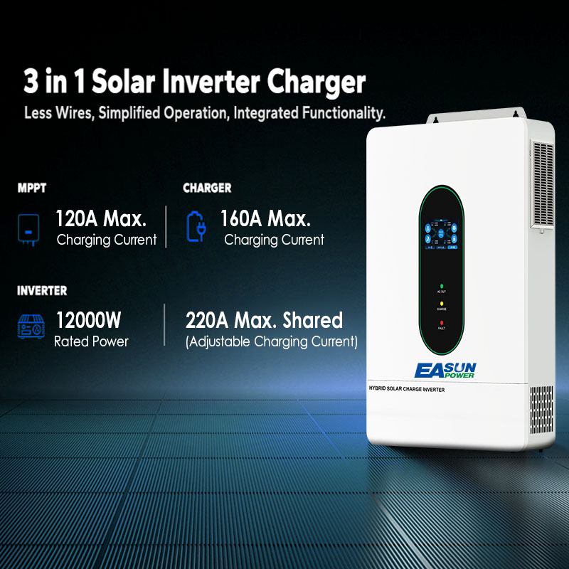 EASUN US 12KW 12000W Inverter  - Charge Controller Solar recensione e prezzo